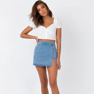 Lioness Lola Denim Mini Skirt